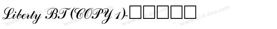 Liberty BT (COPY 1)字体转换